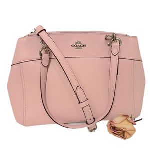 NWT COACH CRSGRN BRKE CRYLL HAND/SHOULDER SATCHEL